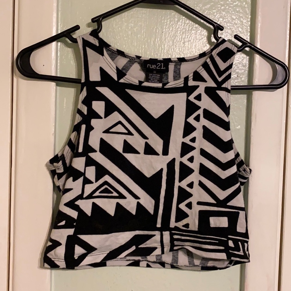 Aztec crop top